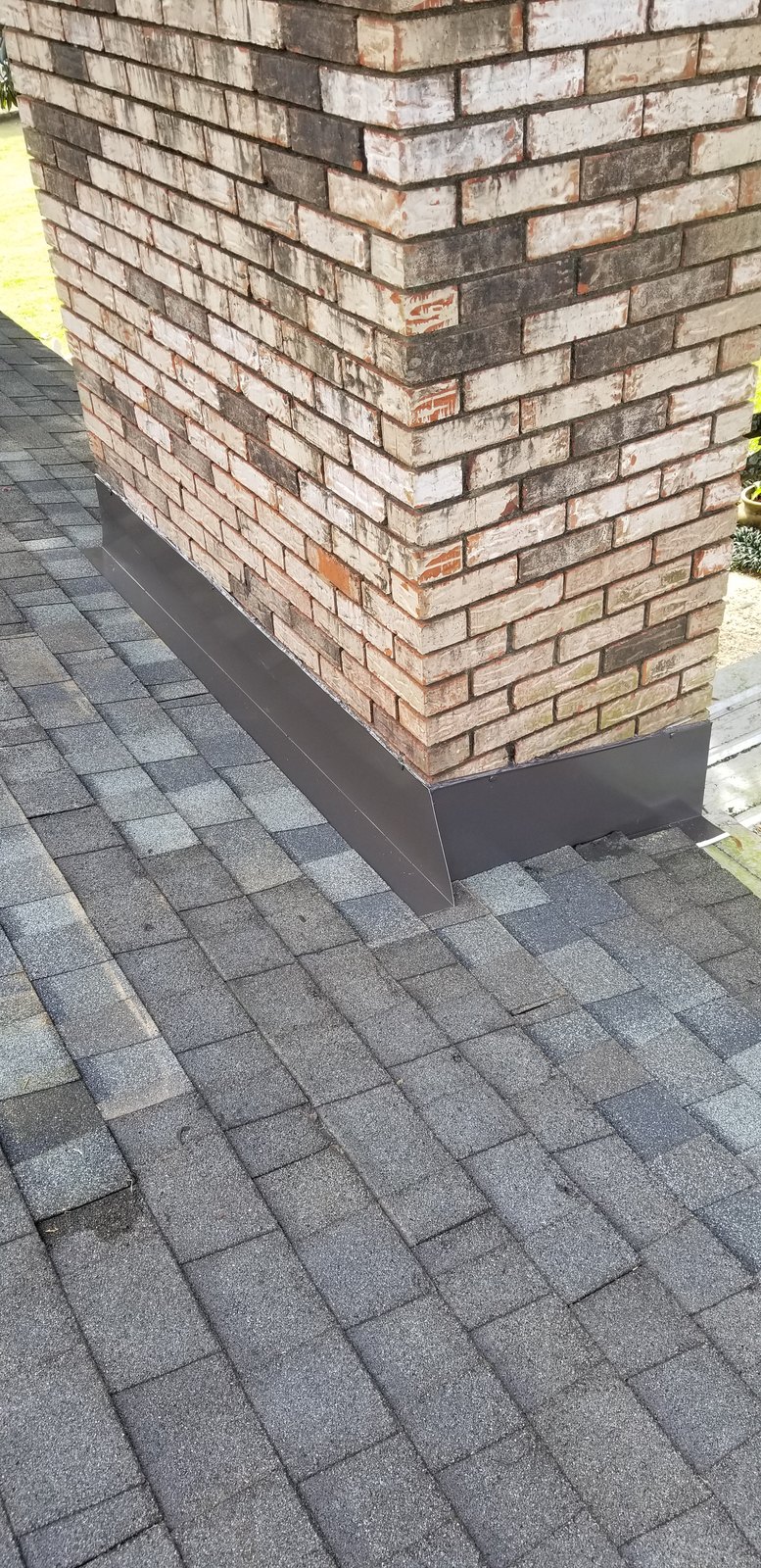 Completed roof repair by All Phase Roofing