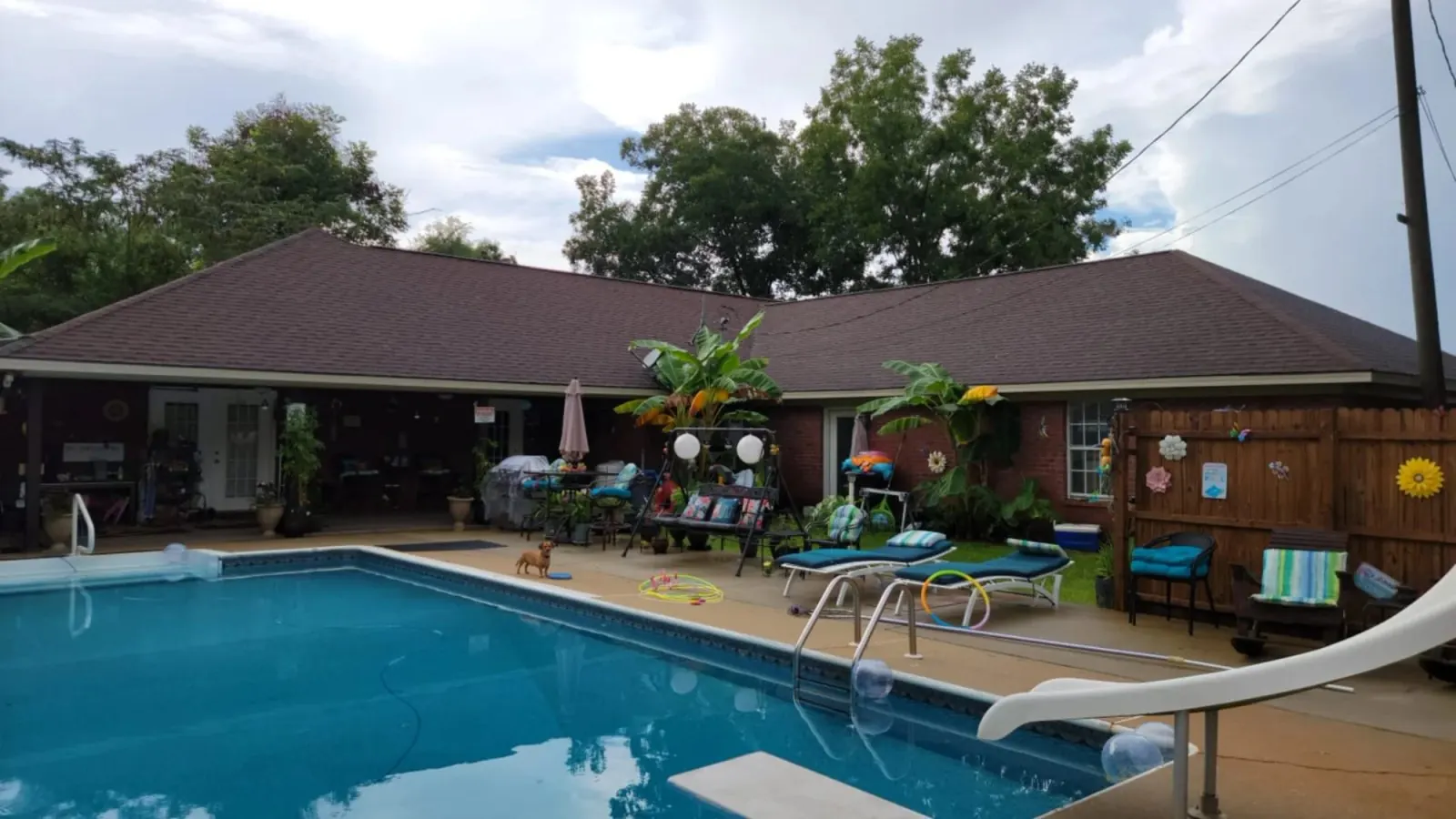 Residential roofing work