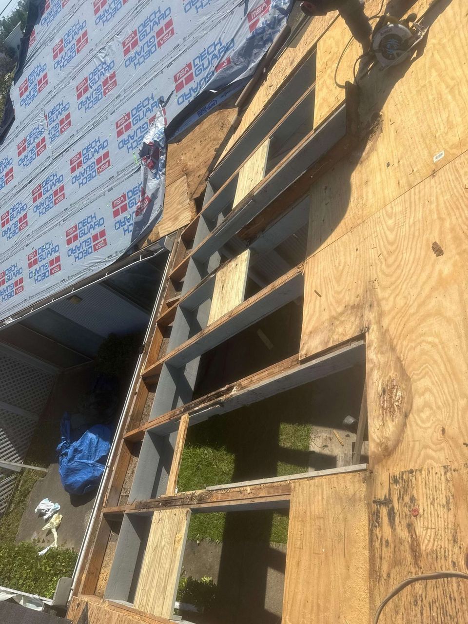 Roof repair work by All Phase Roofing, May 2026