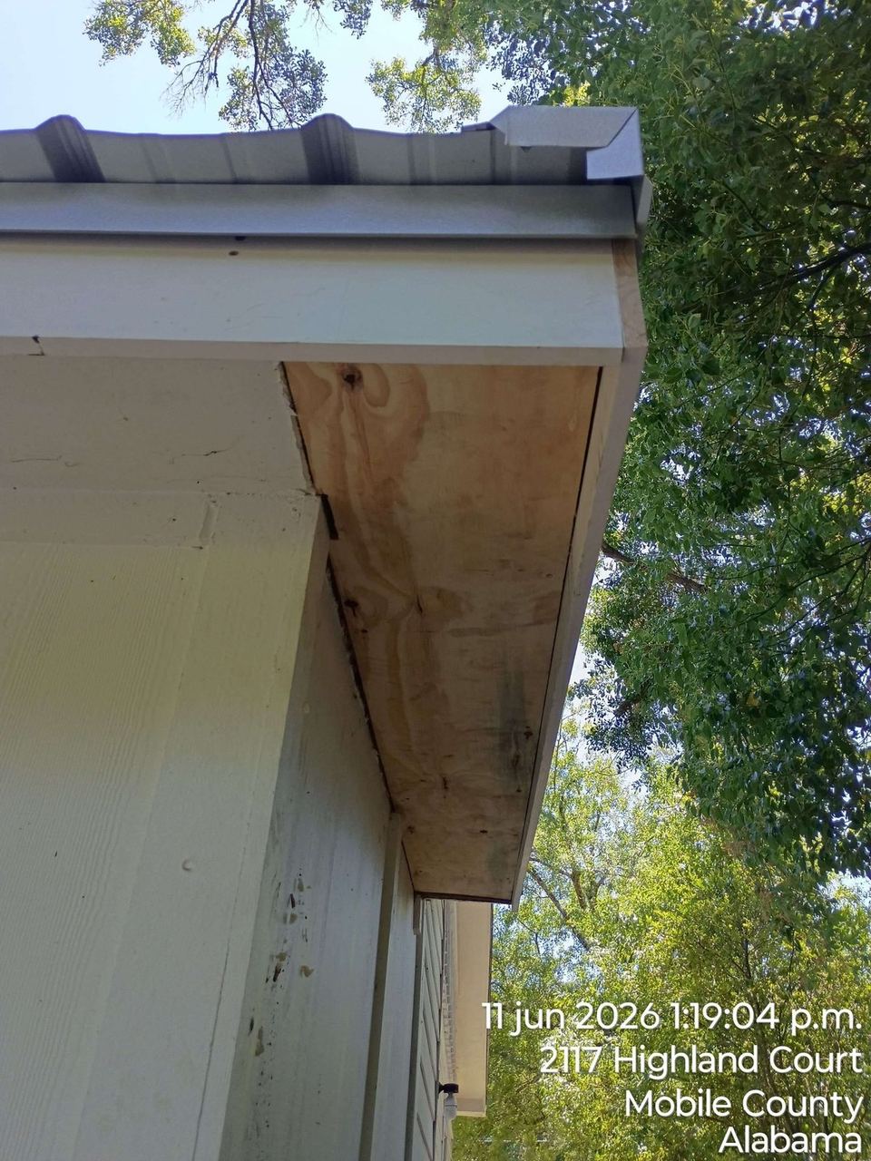 Roof repair work by All Phase Roofing, June 2026