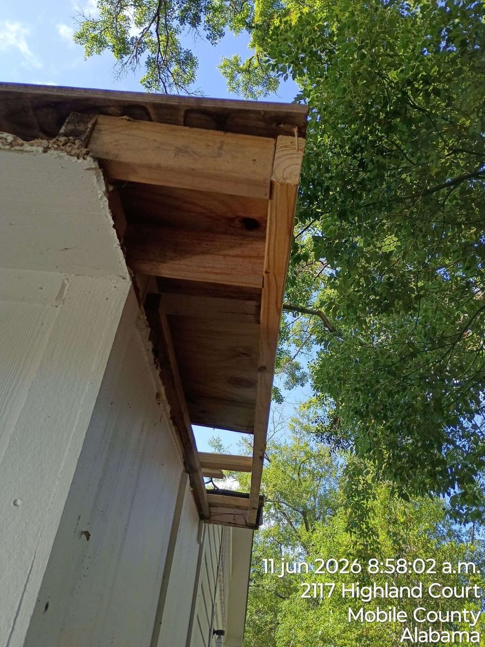 Roof repair work by All Phase Roofing, June 2026